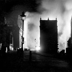 Blitz in the City of London, WW2