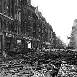 Blitz in London - Great Portland Street, WW2