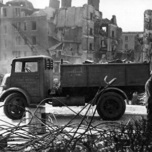 Blitz in London -- Kings Road, Chelsea, WW2
