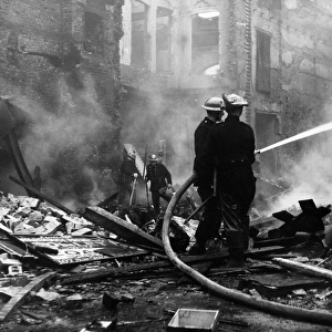 Blitz in London -- site of Wolfe & Hollander Ltd, WW2