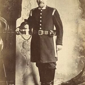 Fire officer in studio photograph