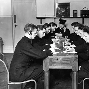 LCC-London Fire Brigade training in use of telephone