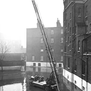 Turntable ladder drill at Southwark HQ