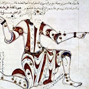 HERCULES (THE KNEELER) from Arabic manuscript of as-Sufis Treatise on the Fixed Stars, 1224 A
