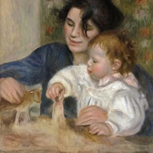 RENOIR: GABRIELLE AND JEAN. Oil on canvas, Pierre-Auguste Renoir, c1895