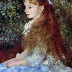 RENOIR: MLLE D ANVERS, 1880. Pierre Auguste Renoir: Mlle Irene Cahen d Anvers. Oil on canvas, 1880