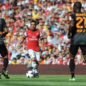 Santi Cazorla (Arsenal). Arsenal 1: 2 Galatasaray. Emirates Cup Day Two. Emirates Stadium, 4 / 8 / 13