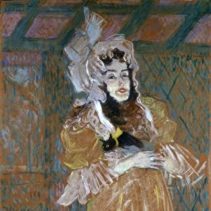 Miss May Belfort oil on wood, 1895, by Henri de Toulouse-Lautrec (1864-1901) French artist