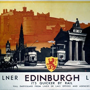 Edinburgh, LNER / LMS poster, 1923-1947