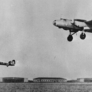 Dornier DO-17 planes taking off