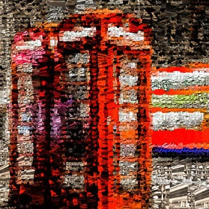 Red Phone Box Mosaic