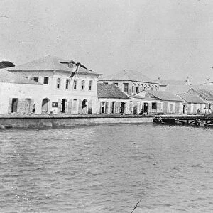 Gambia, Bathurst. The river frontage. 1 April 1925