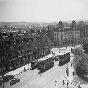 A general view of Ladywell in Lewisham, London. 1939