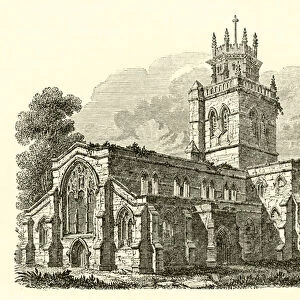 All Saints Church, Pontefract, Yorkshire (engraving)