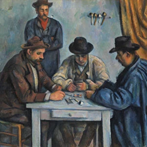 The Card Players, 1890-92 (oil on canvas)