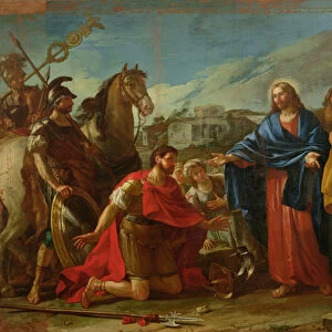 The Centurion Kneeling at the Feet of Christ or, Jesus Healing the Son of an Officer