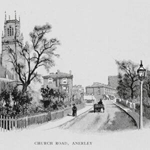 Church Road, Anerley (litho)