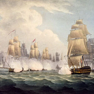 The Defeat of the French under Linois by Commodore Dances Squadron