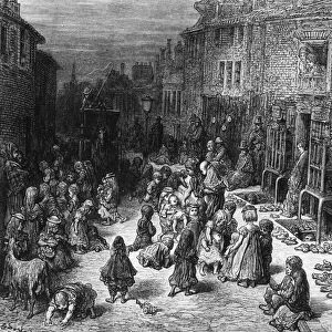 Dudley Street, Seven Dials, from London: A Pilgrimage, 1872 (engraving)
