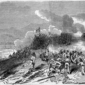 Expedition from France to Cochinchina - attack on Don Tai forts - September 15