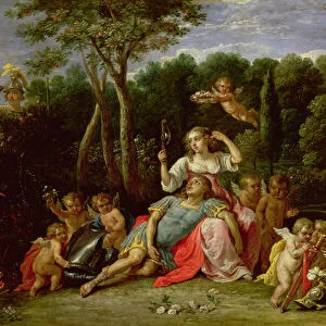 The Garden of Armida (oil on canvas)