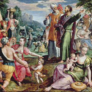 The Gathering of Manna, 1602 (oil on panel)
