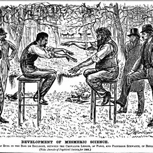 George du Maurier carton on the revival of Mesmerism. From Punch, London, 4 December 1883