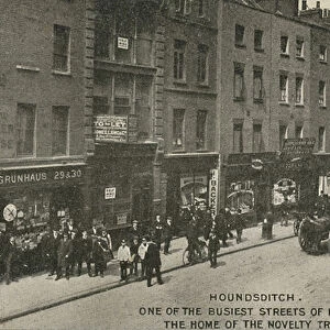 Houndsditch, One of the Busiest Streets of London, the Home of the Novelty Trade, London (photo)