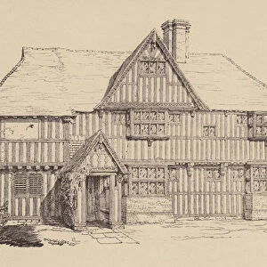 House at Bexon, Bredgar, Kent (colour litho)