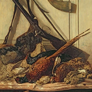 Hunting Trophies, 1862 (oil on canvas)