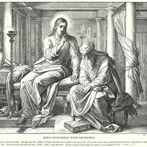 Jesus Conversing with Nicodemus (engraving)