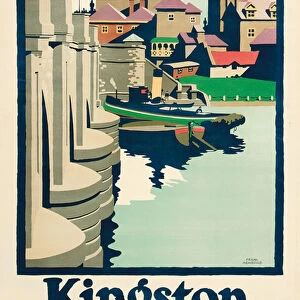 Kingston by Tram, a London Transport poster, 1925 (colour lithograph)