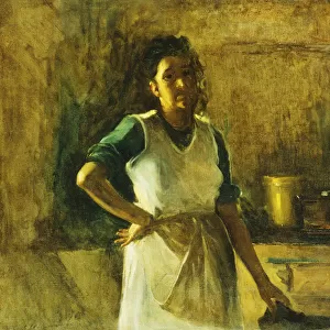 La Cocinera (oil on canvas)