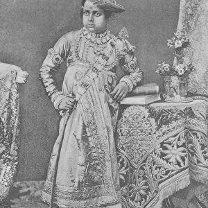 Maharaja Madho Rao Scindia of Gwalior (engraving)