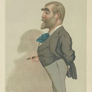 Mr Francis Burnard (colour litho)