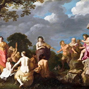 The Musical Contest between Apollo and Marsyas, 1630 (oil on panel)