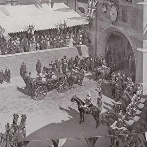 Opening of the Blackwall Tunnel (b / w photo)