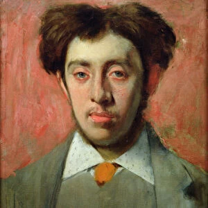 Portrait of Albert Melida (oil on canvas)