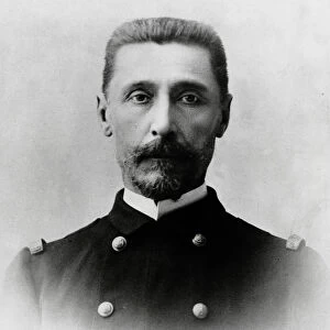 Portrait of Alfred-Albert Gervais (b / w photo)