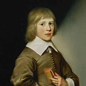 Portrait of a Boy (oil on panel)