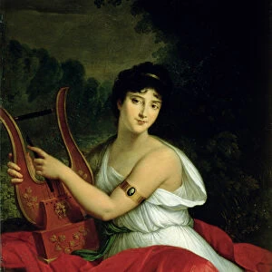 Portrait of Madame de la Pleigne (oil on canvas)
