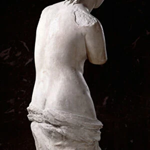 Rear view of Aphrodite, the Venus de Milo, Hellenistic period, c