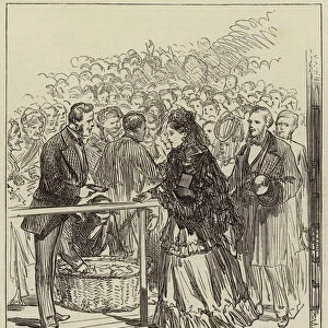The Royal Marriage, Distribution of Bride-Cake in Edinburgh (engraving)