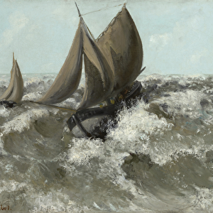 The Sailboat (Seascape), c. 1869 (oil on canvas)