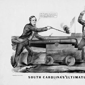 South Carolinas "Ultimatum", published by Currer & Ives, New York, c
