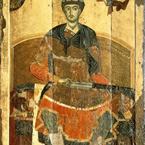 St. Demetrius of Salonica, 12th century (tempera on panel)