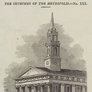 St Johns Church, Waterloo-Road (engraving)