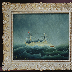 The storm-tossed vessel, c. 1899 (oil on canvas) (see also 19141)