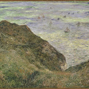 Sur la falaise a Pourville - On the cliff at Pourville - Monet