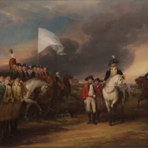 The Surrender of Lord Cornwallis at Yorktown, October 19, 1781, 1787-c